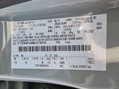 2021 Ford Ranger XLT