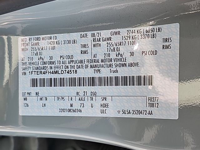 2021 Ford Ranger XLT