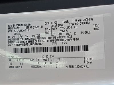 2020 Ford F-150 Lariat
