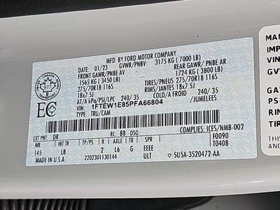 2023 Ford F-150 Tremor