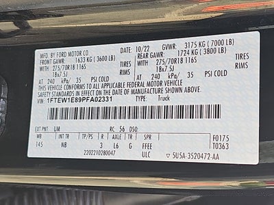 2023 Ford F-150 Tremor