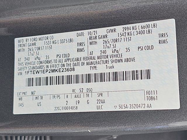 2021 Ford F-150 XLT
