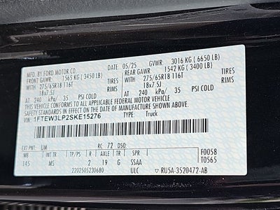 2025 Ford F-150 XLT