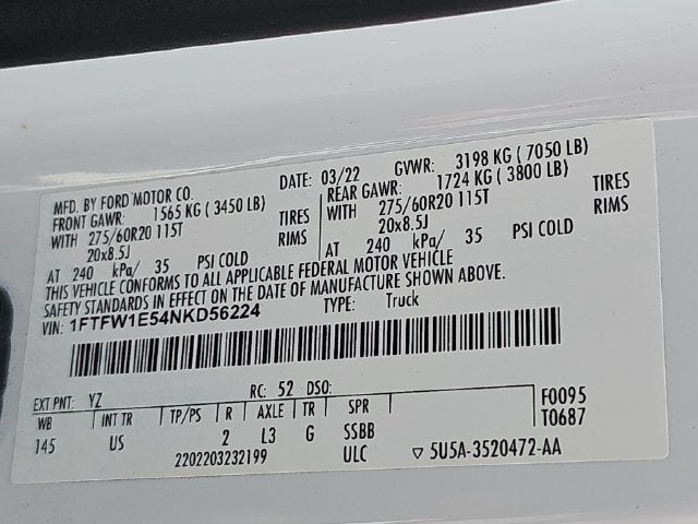 2022 Ford F-150 XLT