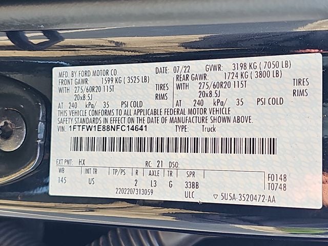 2022 Ford F-150 XLT