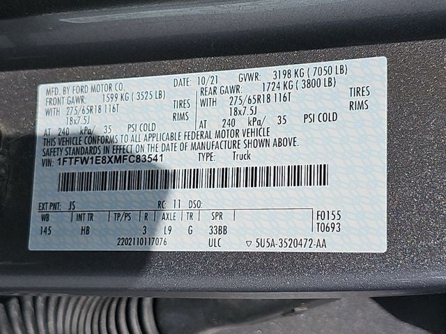 2021 Ford F-150 Lariat
