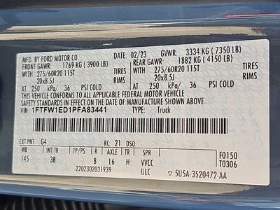 2023 Ford F-150 Platinum