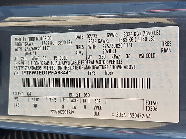 2023 Ford F-150 Platinum