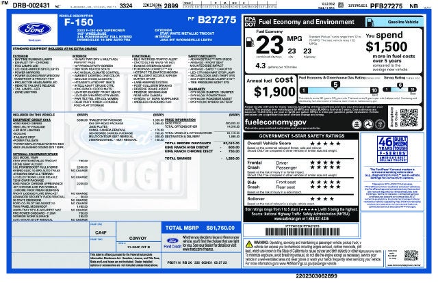 2023 Ford F-150 King Ranch