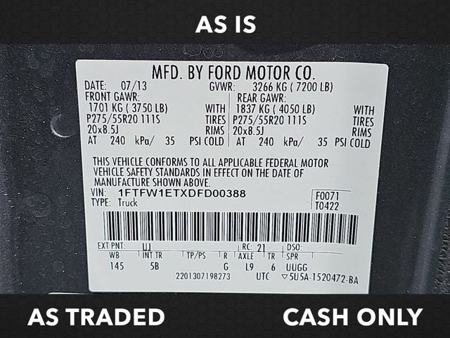 2013 Ford F-150 FX4