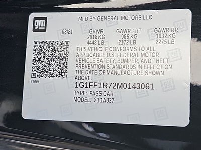 2021 Chevrolet Camaro LT1