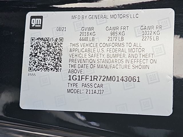 2021 Chevrolet Camaro LT1