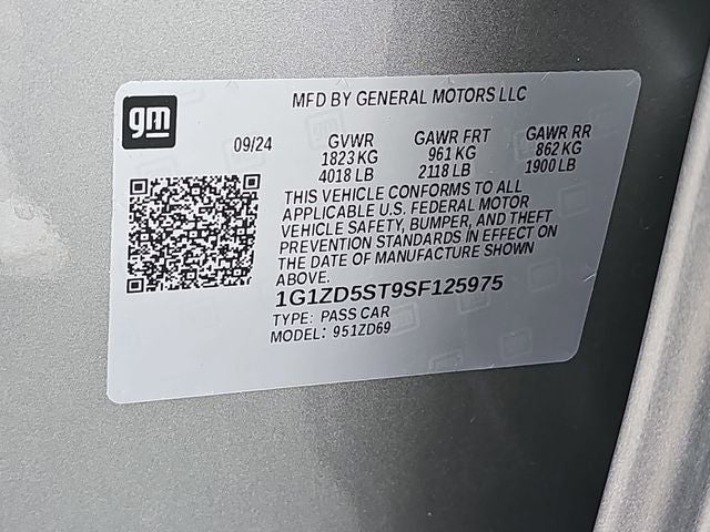 2025 Chevrolet Malibu LT 1LT