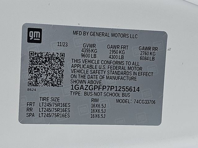 2023 Chevrolet Express 3500 LT Passenger