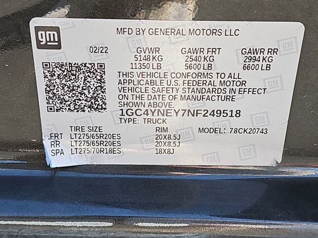 2022 Chevrolet Silverado 2500HD LT