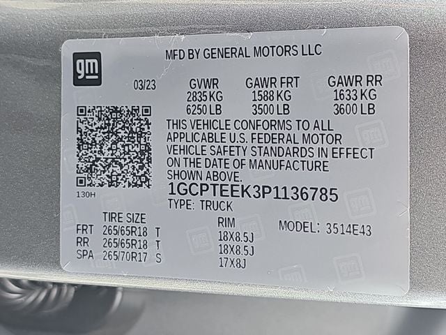 2023 Chevrolet Colorado Trail Boss