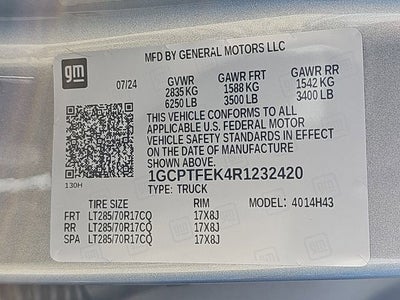 2024 Chevrolet Colorado ZR2