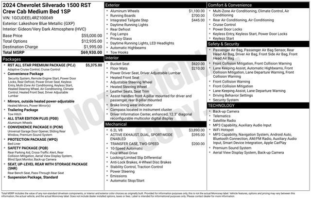 2024 Chevrolet Silverado 1500 RST
