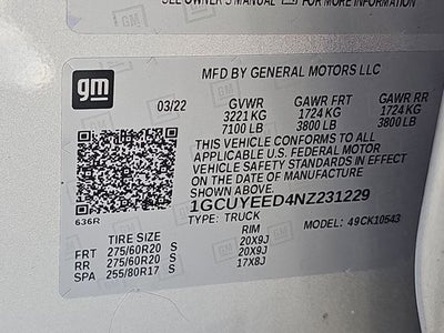 2022 Chevrolet Silverado 1500 LTD RST