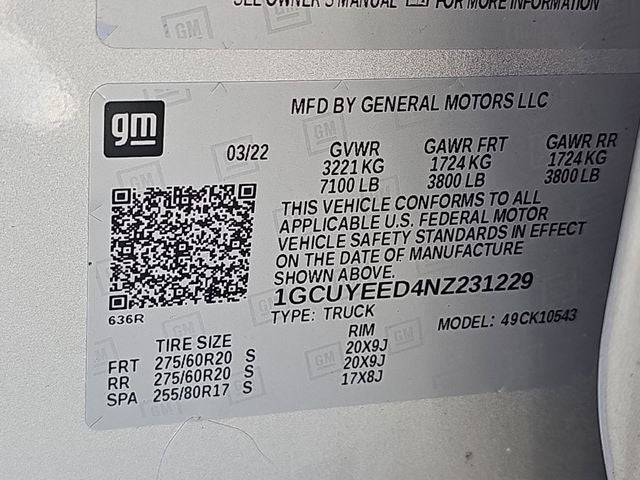 2022 Chevrolet Silverado 1500 LTD RST