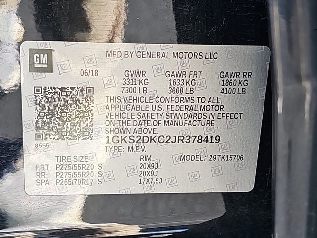 2018 GMC Yukon SLT Standard Edition