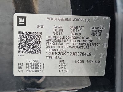 2018 GMC Yukon SLT Standard Edition