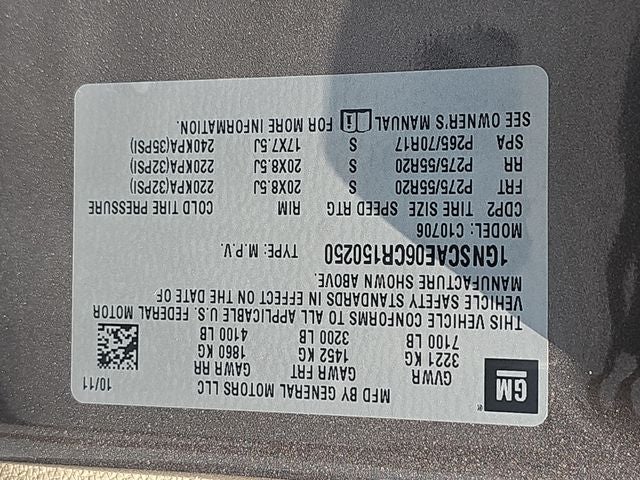 2012 Chevrolet Tahoe LS