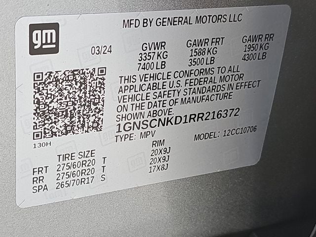 2024 Chevrolet Tahoe LT