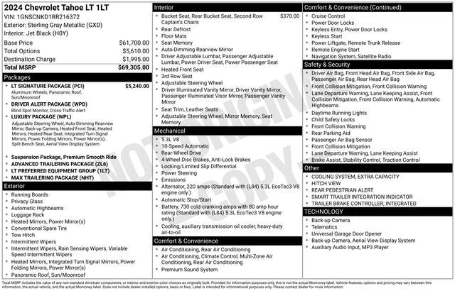 2024 Chevrolet Tahoe LT