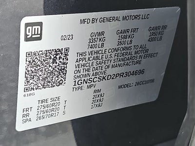 2023 Chevrolet Tahoe Premier