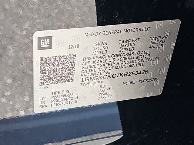 2019 Chevrolet Tahoe Premier