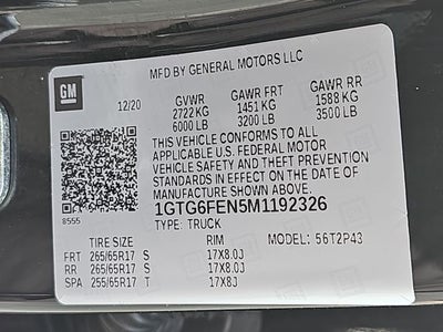 2021 GMC Canyon AT4 w/Leather