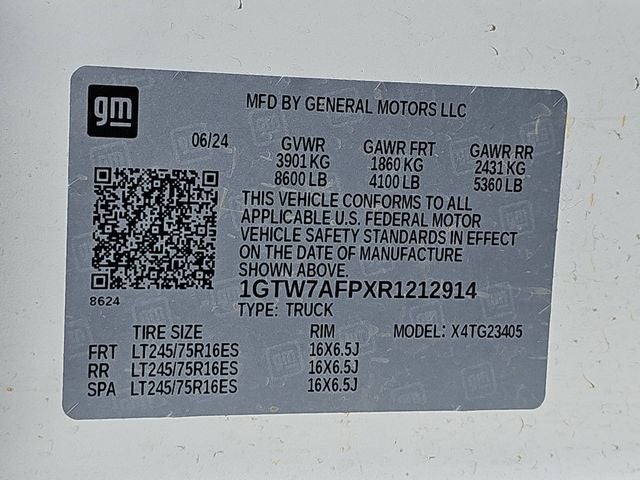 2024 GMC Savana 2500 Work Van