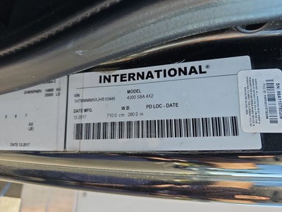 2018 International 4000 4300