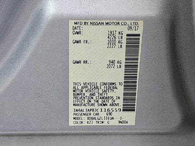 2018 Nissan Altima 2.5 S