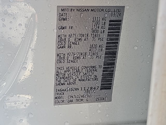 2024 Nissan Titan PRO-4X