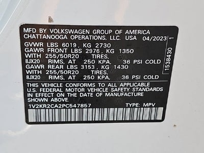 2023 Volkswagen Atlas 3.6L V6 SE w/Technology