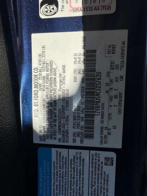 2012 Ford Mustang Shelby GT500