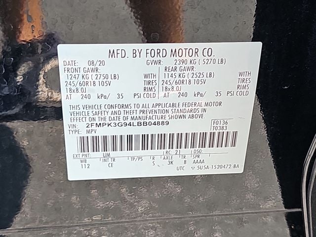 2020 Ford Edge SE