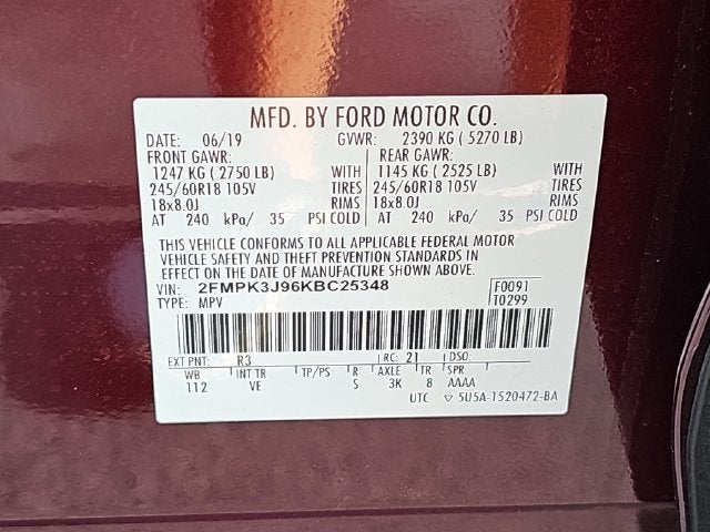 2019 Ford Edge SEL