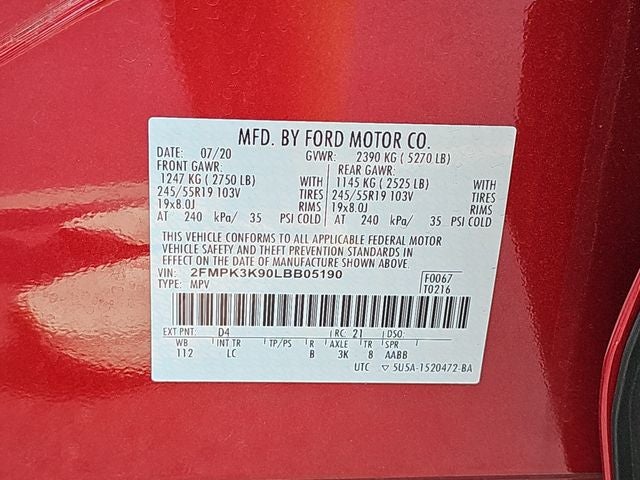 2020 Ford Edge Titanium