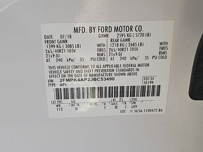 2018 Ford Edge Sport