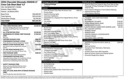 2026 Chevrolet Silverado 2500HD LT