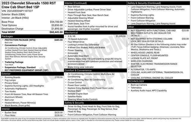 2023 Chevrolet Silverado 1500 RST