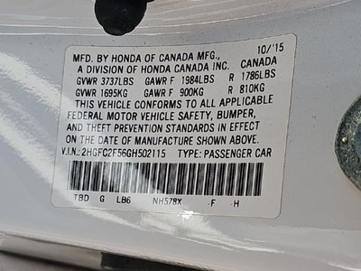2016 Honda Civic LX