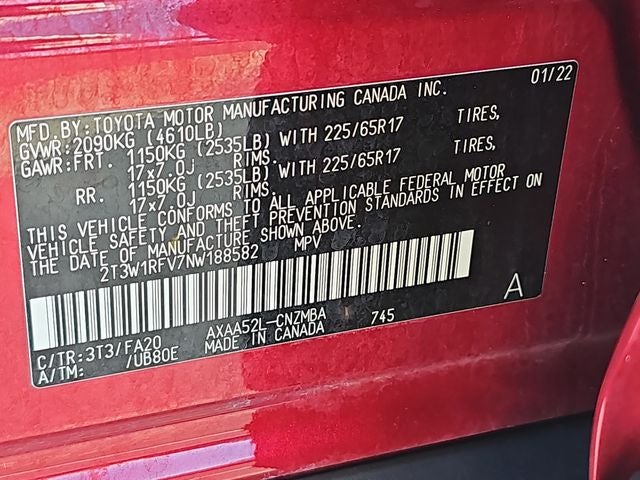 2022 Toyota RAV4 XLE