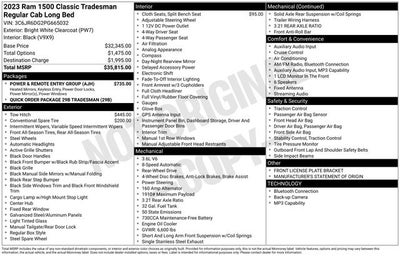 2023 RAM 1500 Classic Tradesman