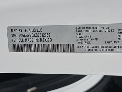 2025 RAM ProMaster 2500 Base