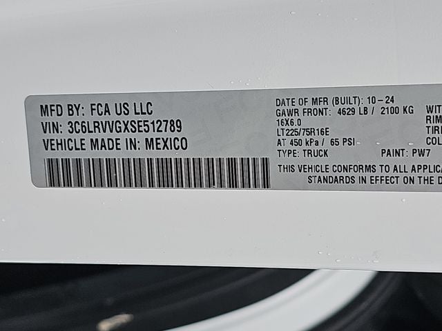 2025 RAM ProMaster 2500 Base
