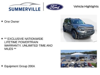 2025 Ford Bronco Sport Big Bend